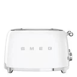 SMEG Smeg 50's style Leivänpaahdin neliömäinen 4 viipaletta Valkoinen