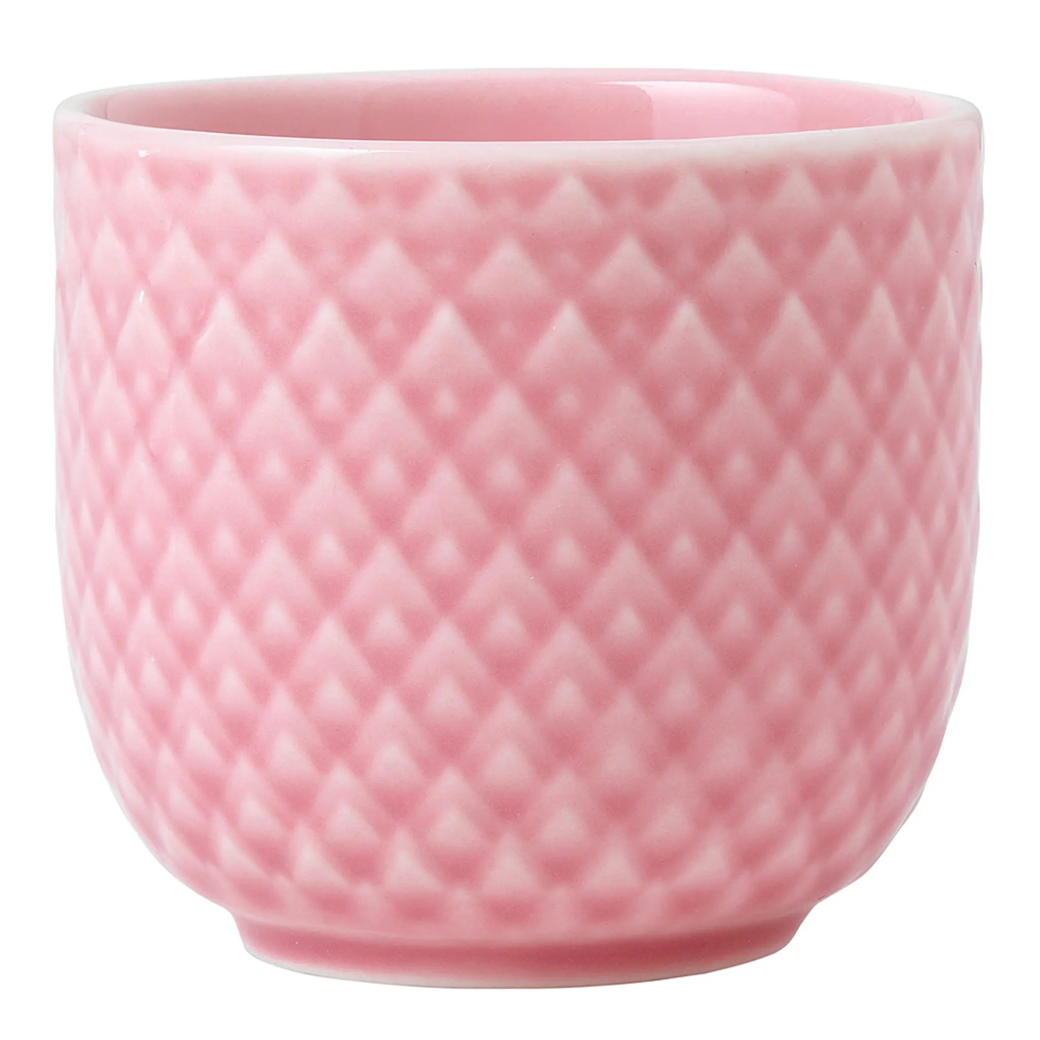 Lyngby Porcelæn Rhombe Color Munakuppi 5 cm Vaaleanpunainen
