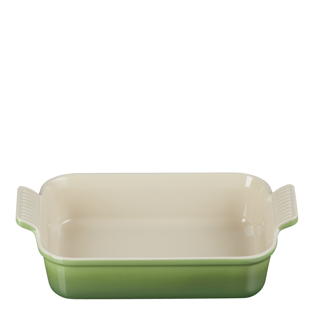 Le Creuset - Heritage Rektangulär Form 26 cm bamboo green