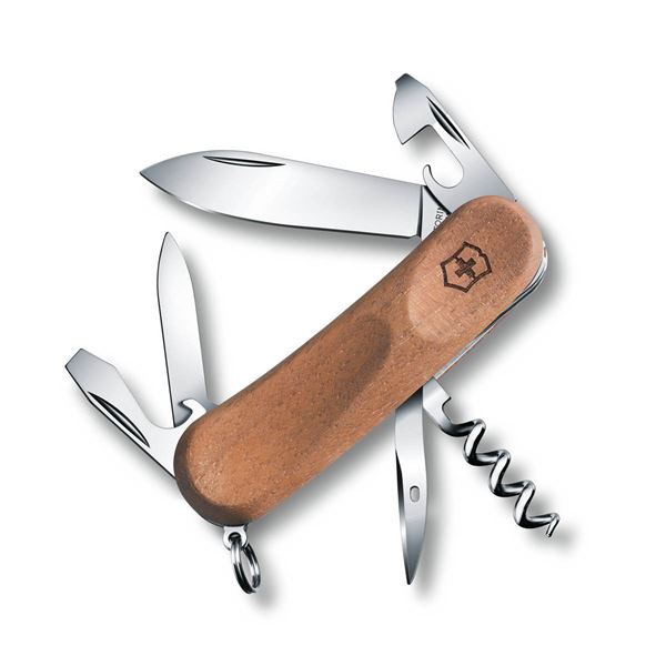 Läs mer om Victorinox - Evolution Wood Fickkniv (10) 85 mm Valnöt