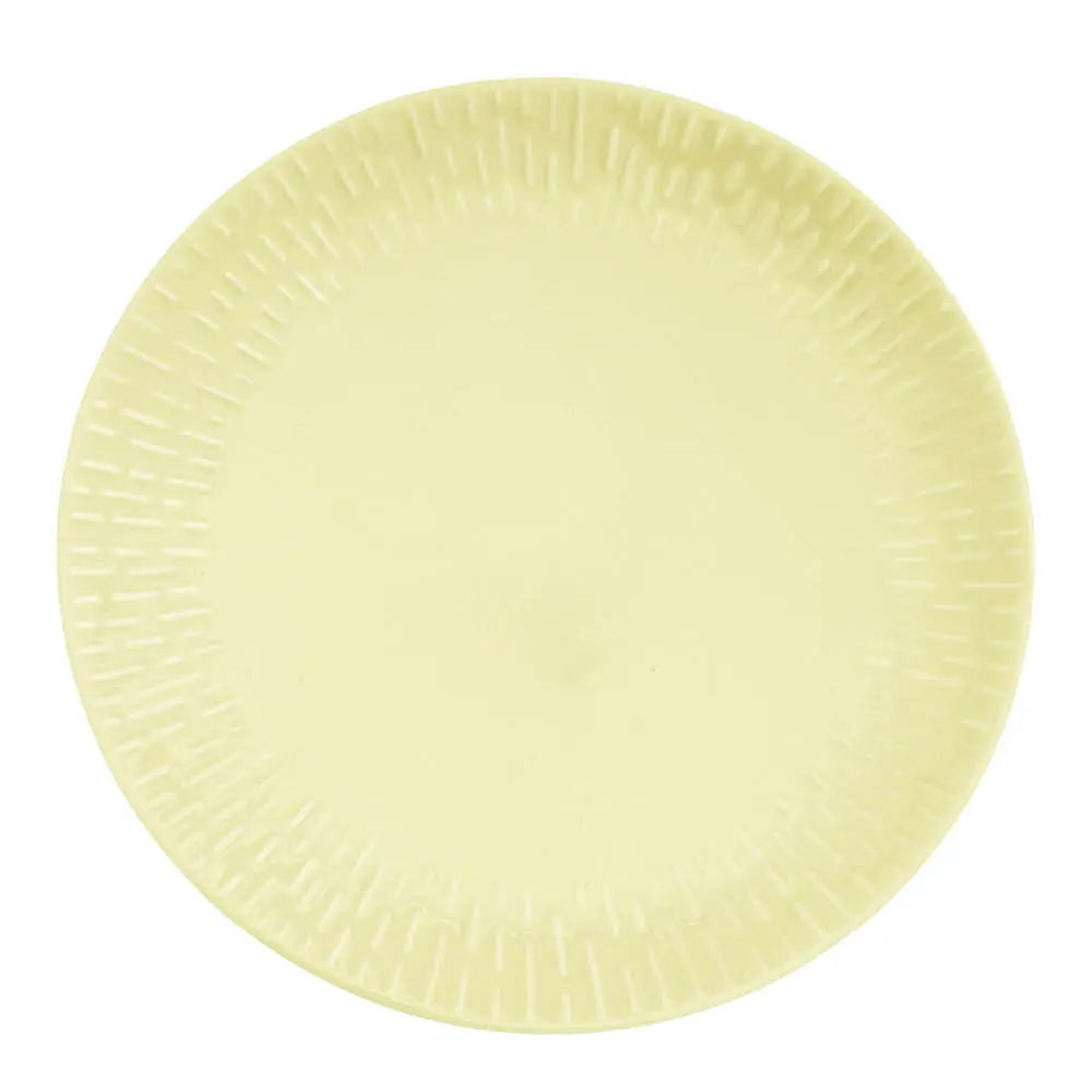 Confetti middagstallerken 27,5 cm lemon