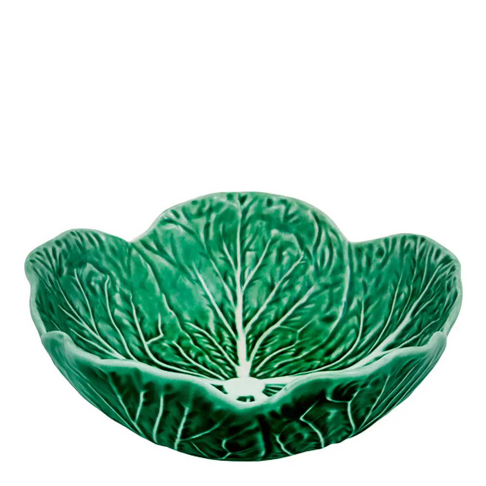 Cabbage skål kålblad 17,5 cm grønn