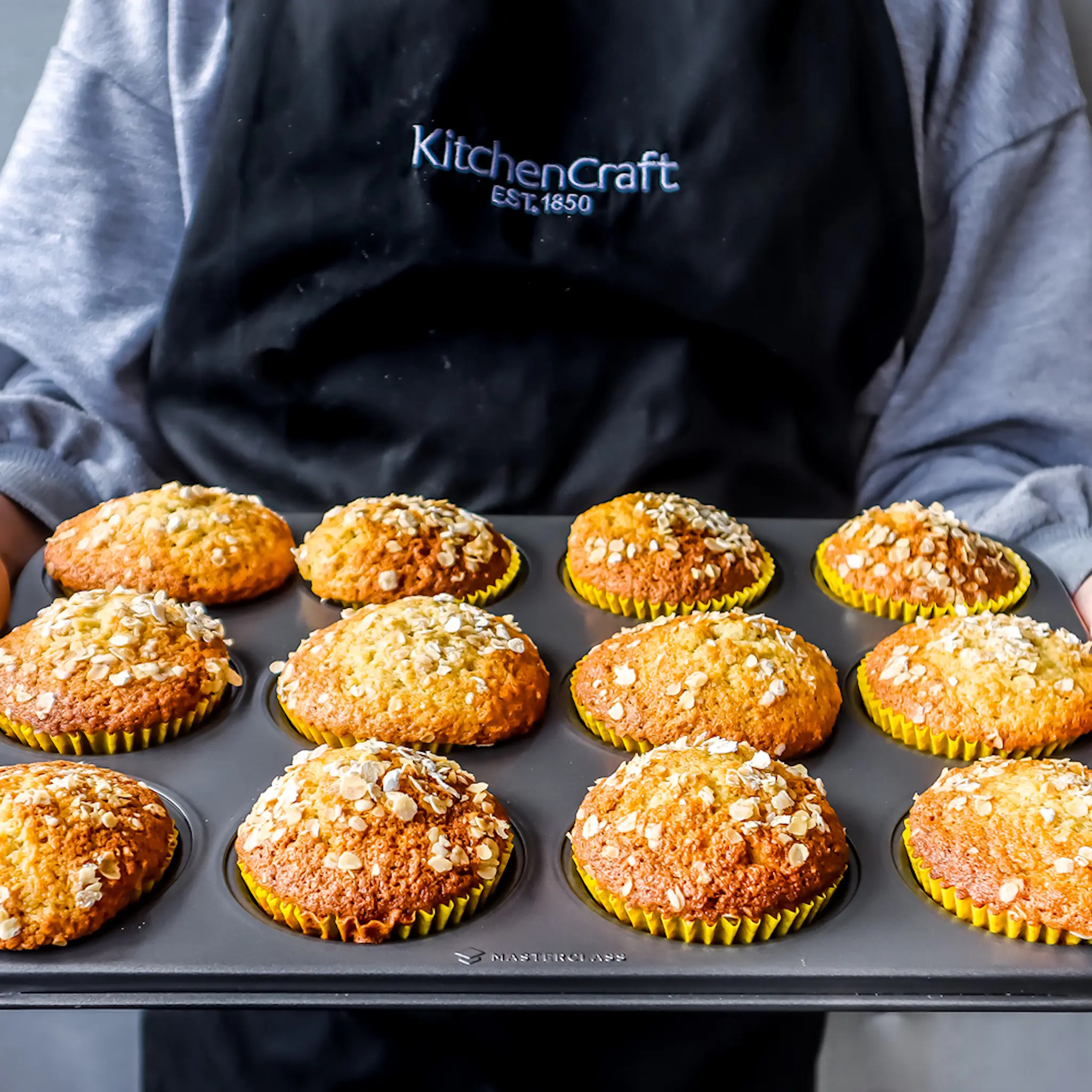 MasterClass Muffinsform / Muffinsplåt för 12 muffins 35 cm x 27 cm