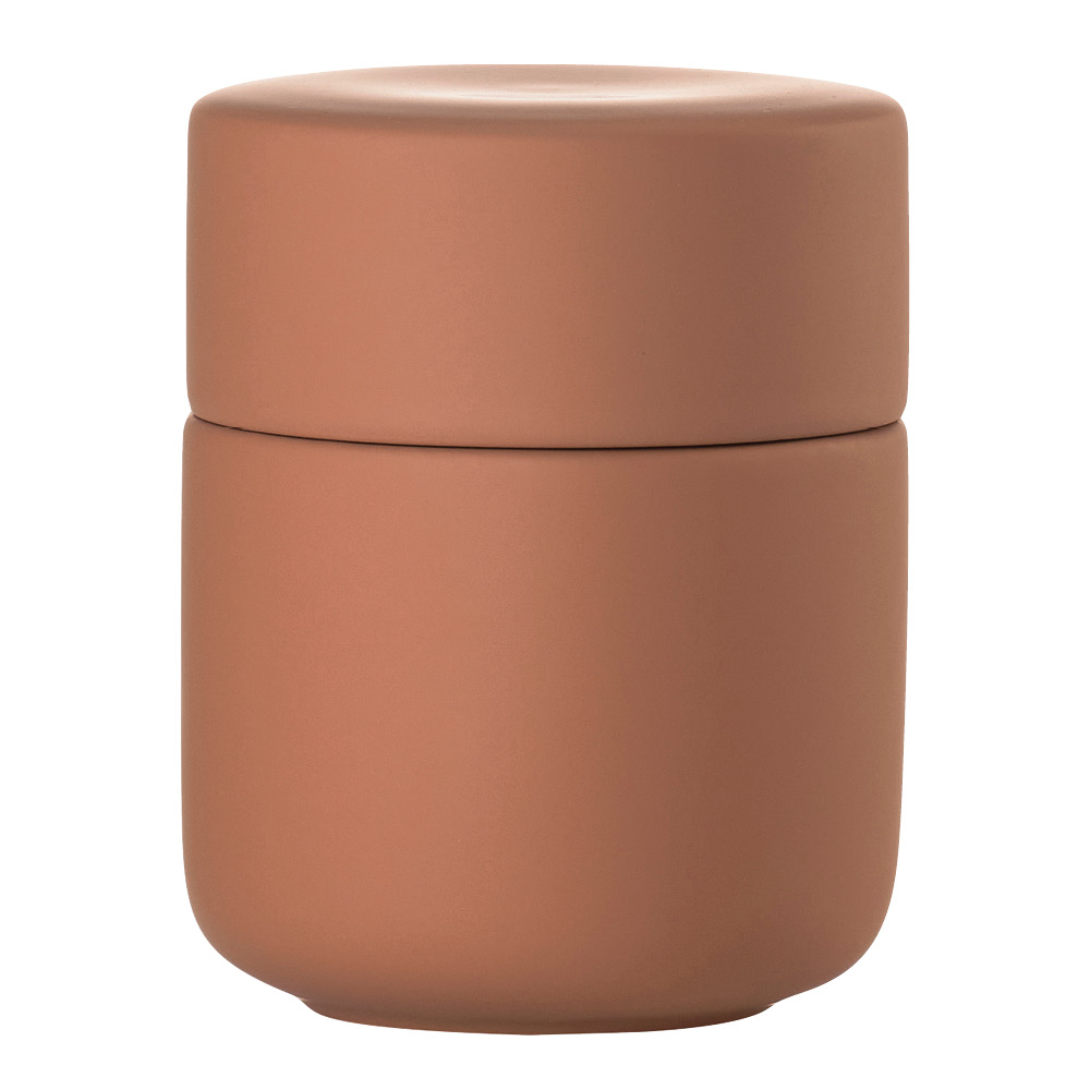 Läs mer om Zone - Burk med lock 8 cm Terracotta