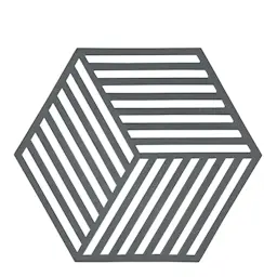 Zone Hexagon Pannunalunen Silikoni 16 cmHarmaa