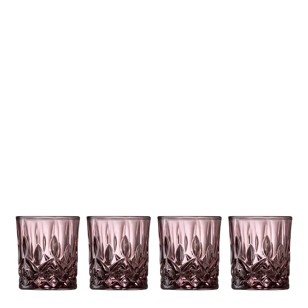 Sorrento shotglass 4 cl 4 stk rosa
