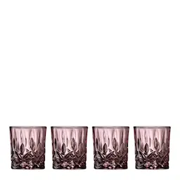 Lyngby Glas Sorrento shotglass 4 cl 4 stk rosa