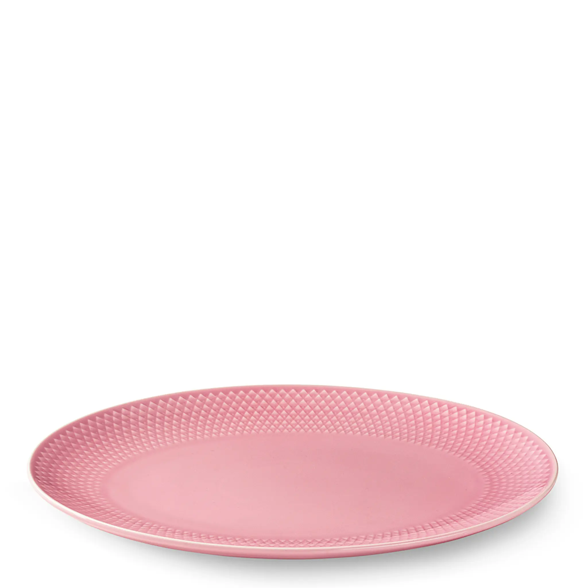 Lyngby Porcelæn Rhombe Color Tarjoiluvati 28.5x21.5 cm Vaaleanpunainen