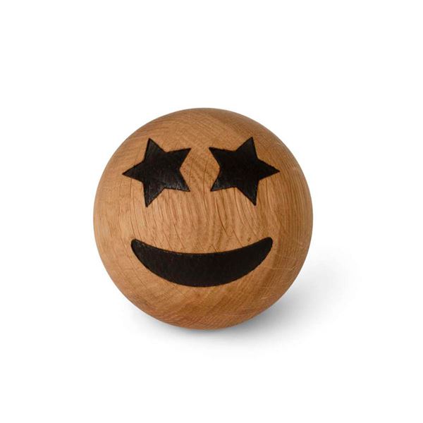 Spring Copenhagen – Emojiboll Ek 7 cm Star eyes