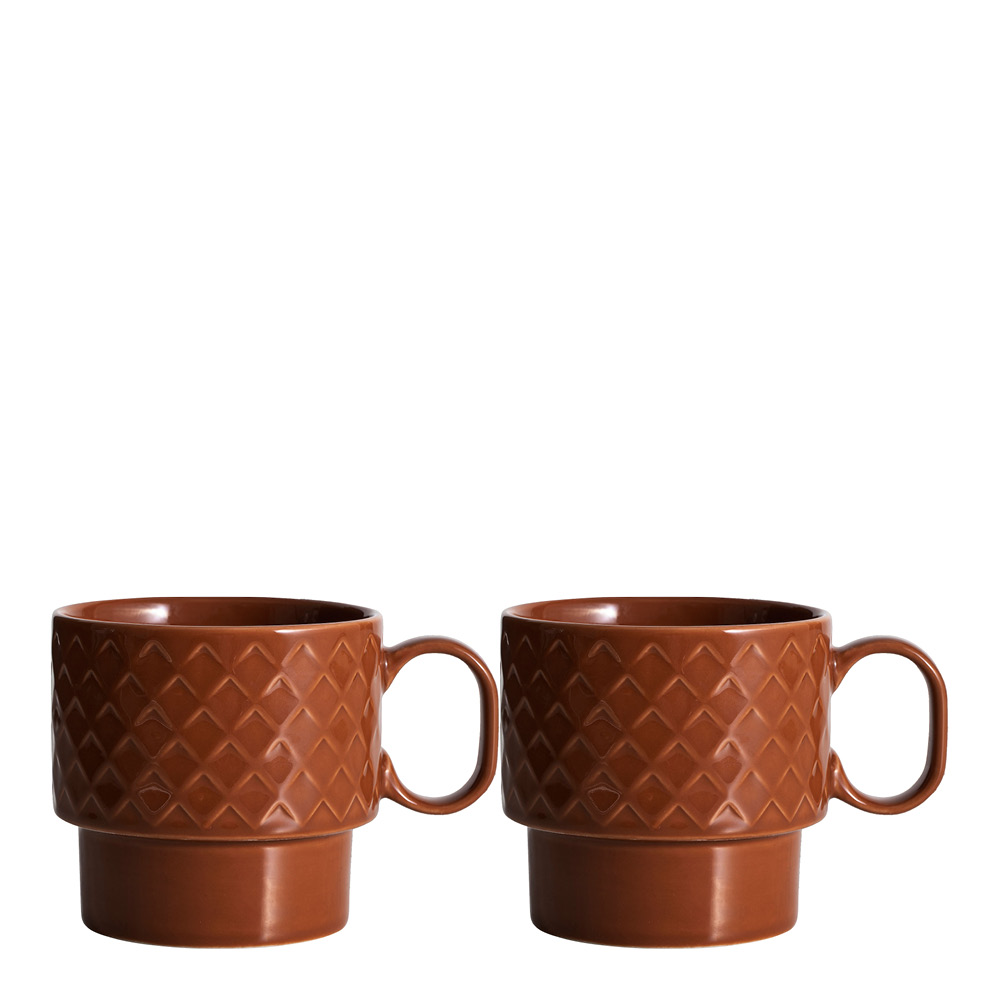 Läs mer om Sagaform - Coffee & More temugg 50 cl 2-pack terracotta