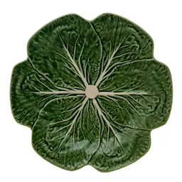 Bordallo Pinheiro Cabbage Lautanen Kaalinlehti 26,5 cm Vihreä