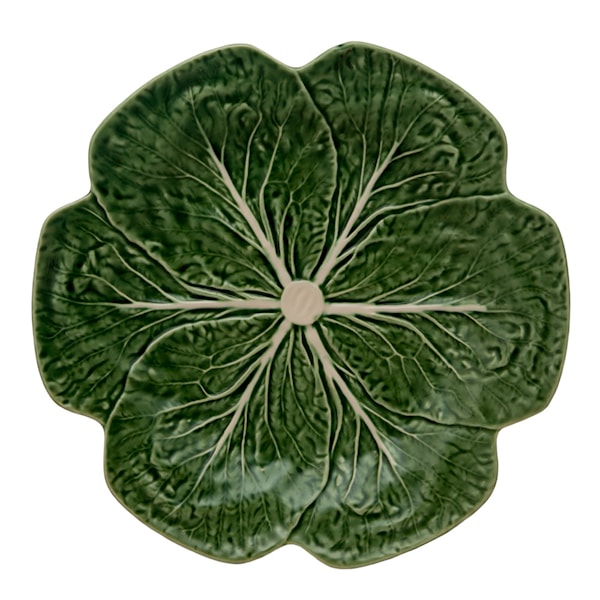 Cabbage Tallrik Kålblad 26,5 cm Grön