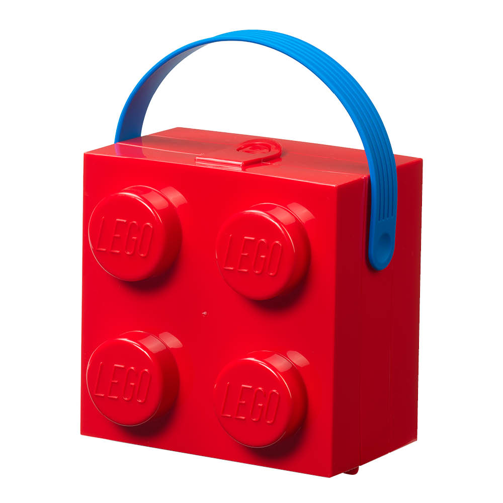 Lego – Låda med handtag Röd