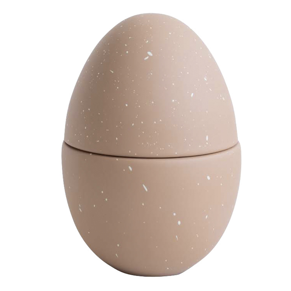 Produktfoto för Cooee - Bonbonniere Påskägg 14 cm Café au Lait/Shell