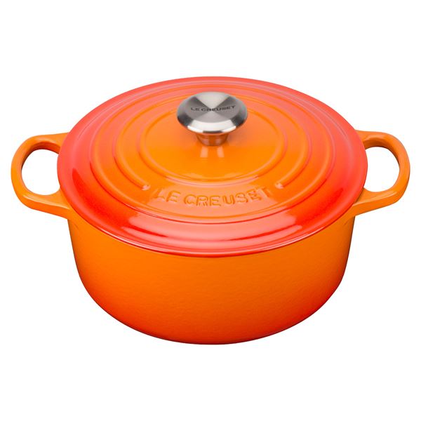 Le Creuset – Signature Gjutjärnsgryta rund 26 cm 5,3 L volcanic