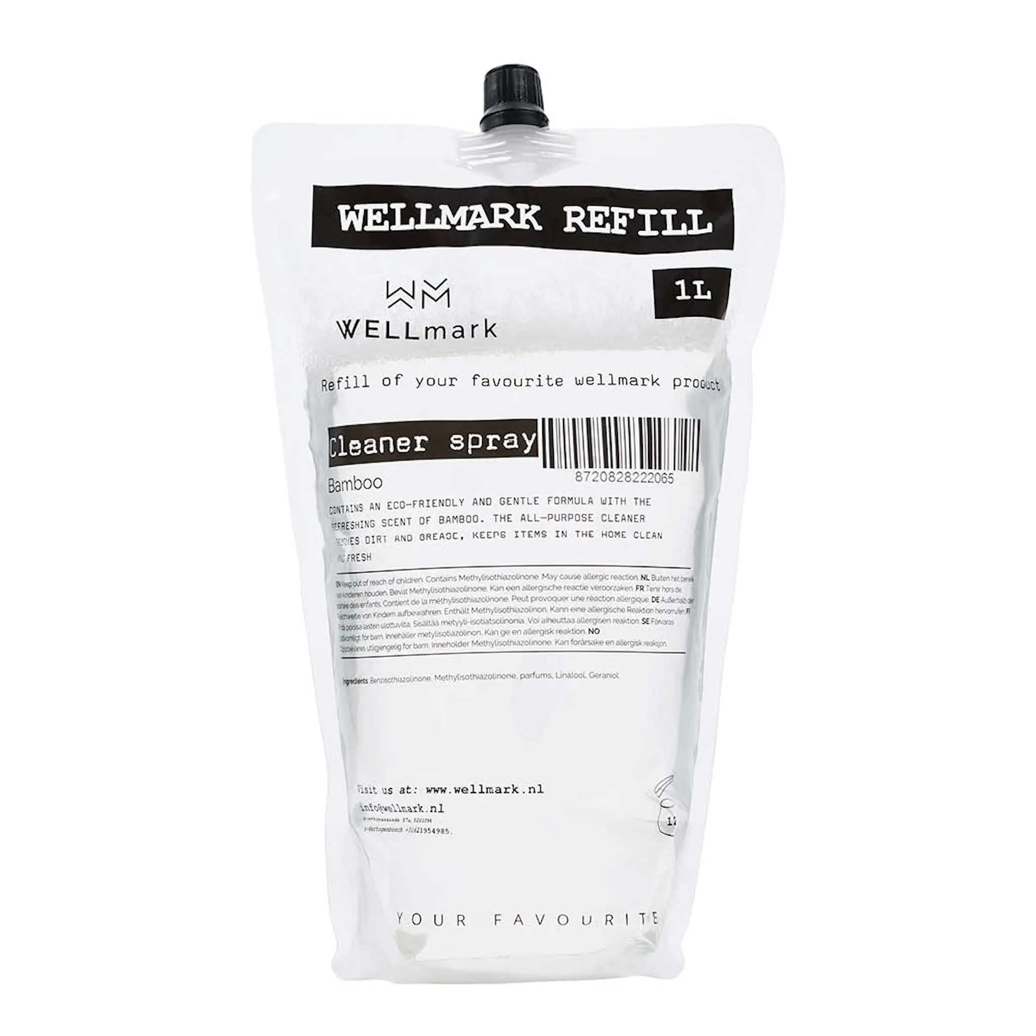 Wellmark Wellmark Refill Rengöringsspray 1 L Klar