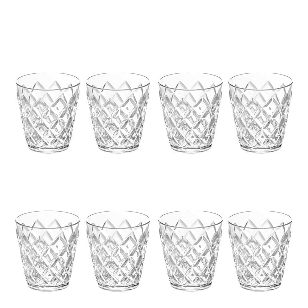 Koziol – Crystal Dricksglas 20 cl 8-pack Klar