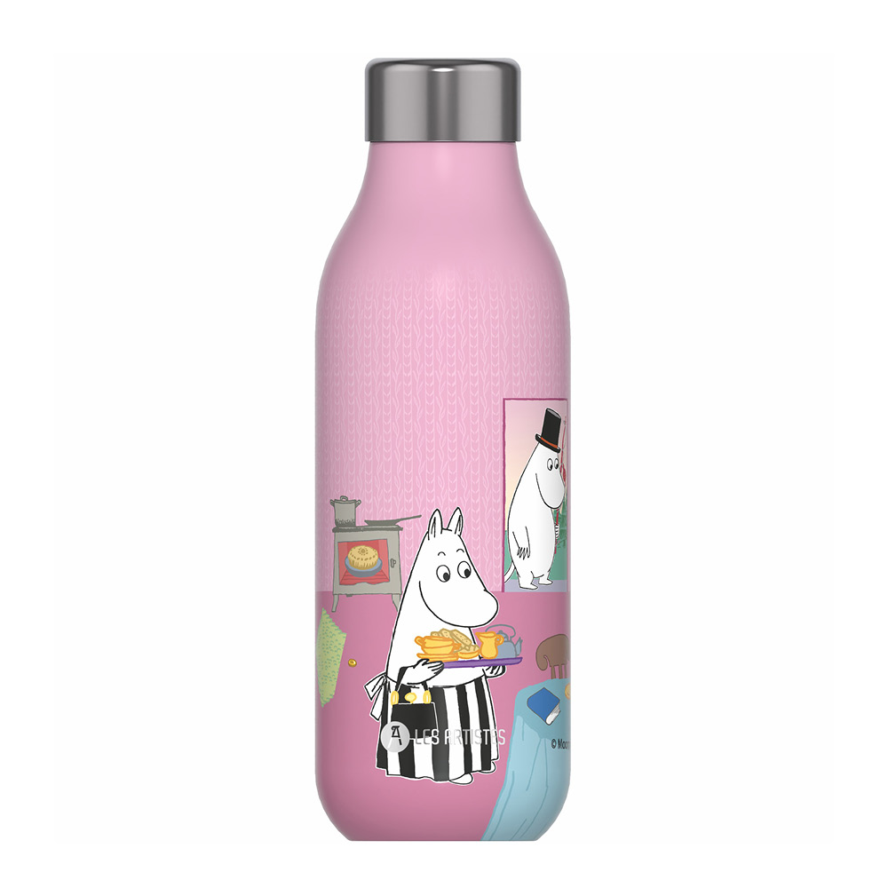 Les Artistes - Bottle Up Moomin Termospullo 0,5 L Tea time pink