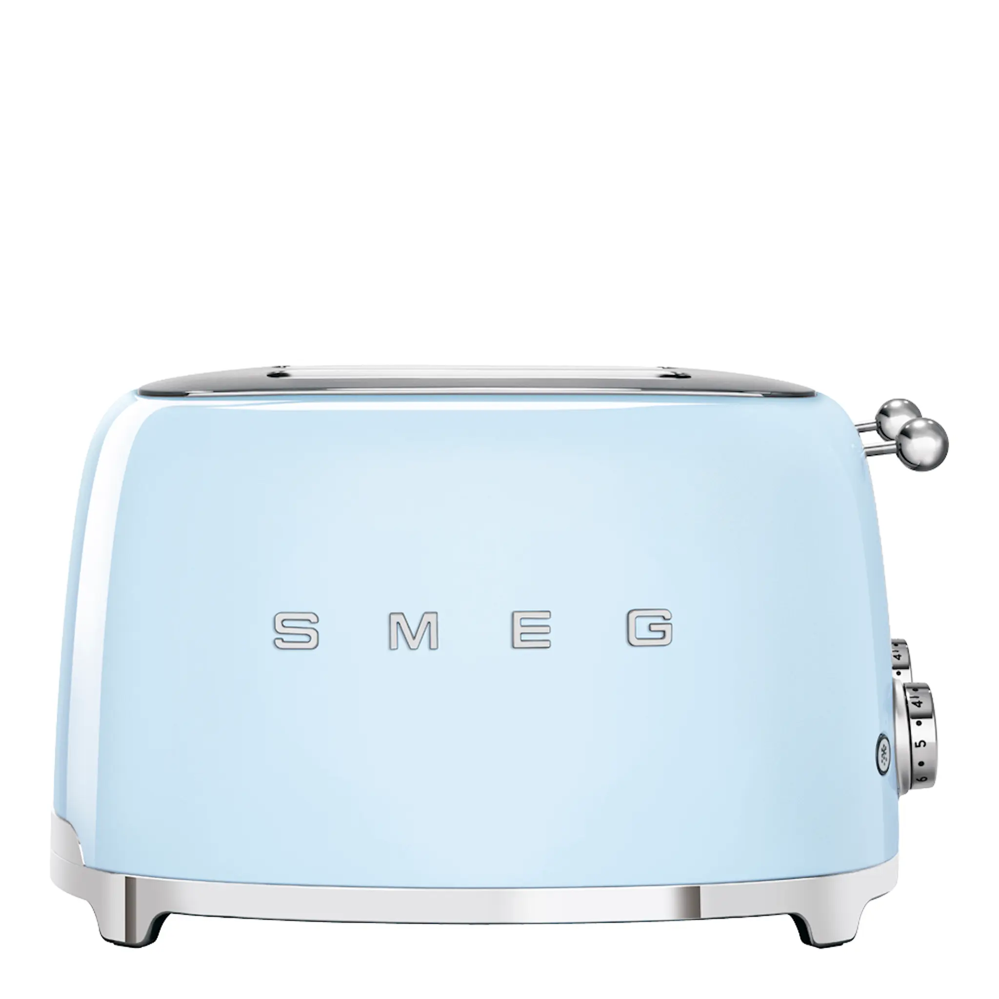 SMEG Smeg 50's style Leivänpaahdin neliömäinen 4 viipaletta Sininen