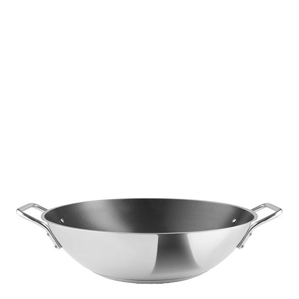 Stainless Steel wok 5 L Ø32 keramisk Slip-Let® beläggning