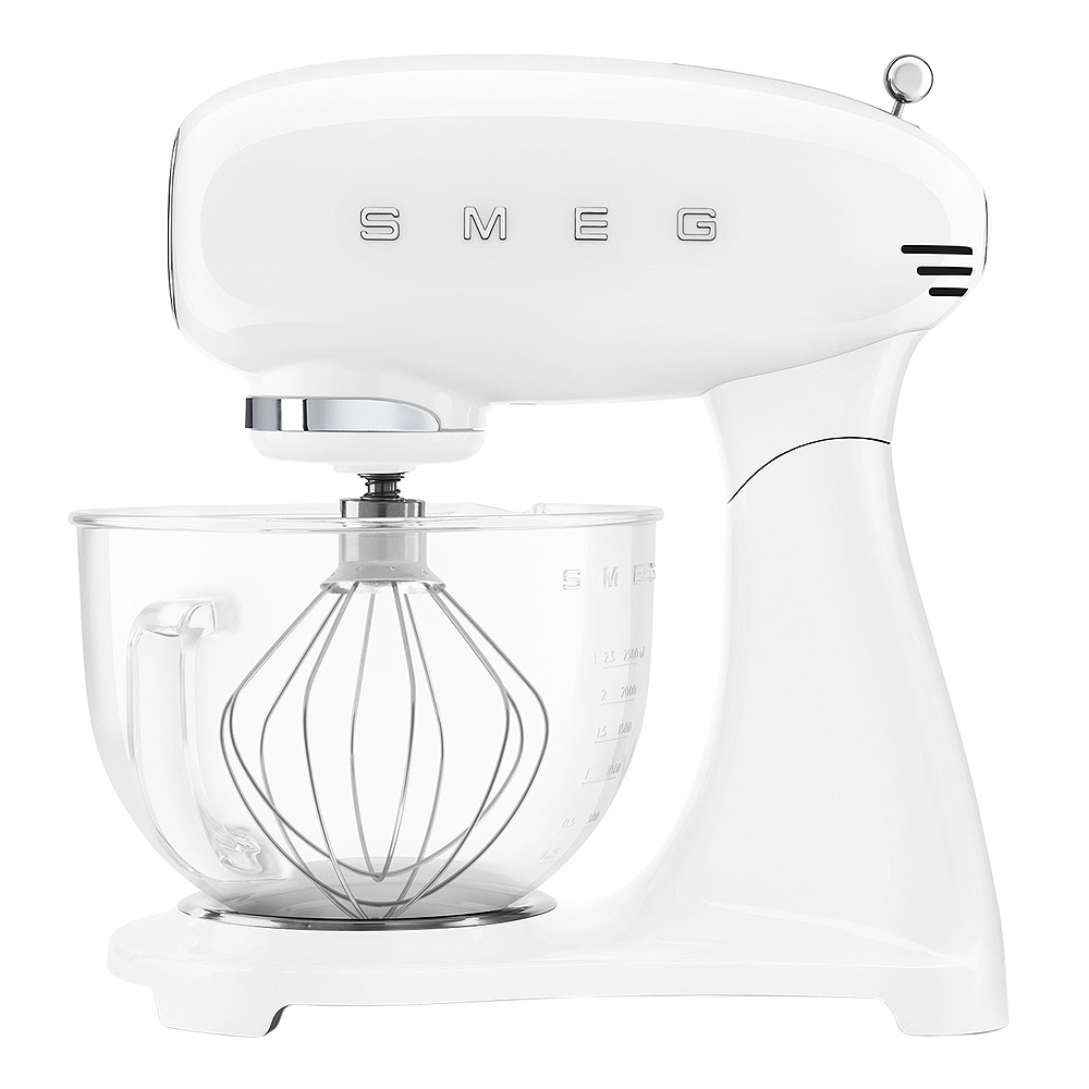 Smeg - Smeg Köksmaskin med Glasskål SMF13 4,8 L Vit