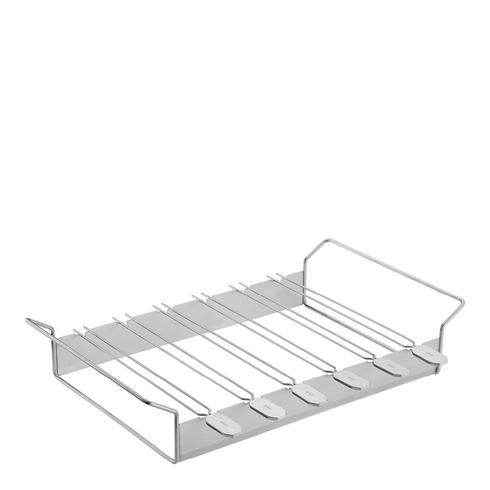 Läs mer om Rösle - Grillspet med stativ 6-pack 33 cm Stål