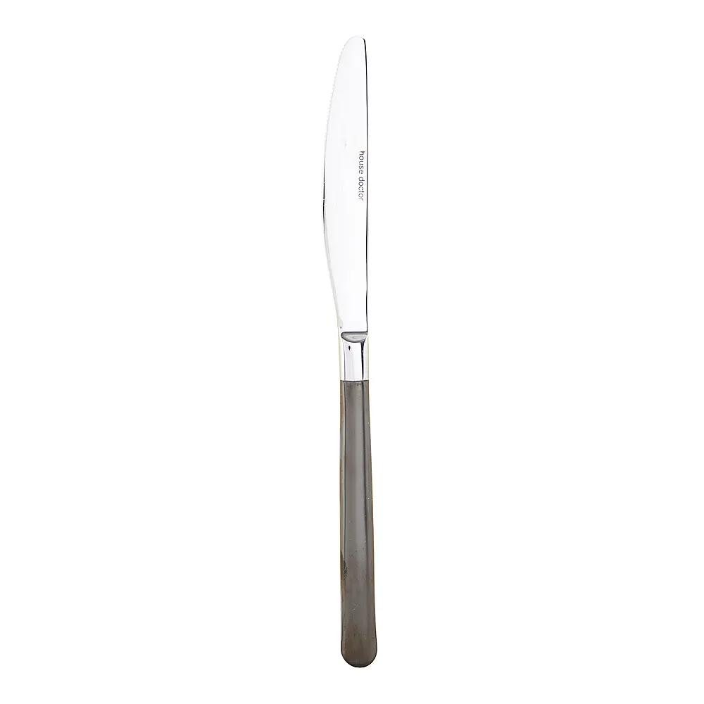 Ox kniv 23 cm svart/sølv