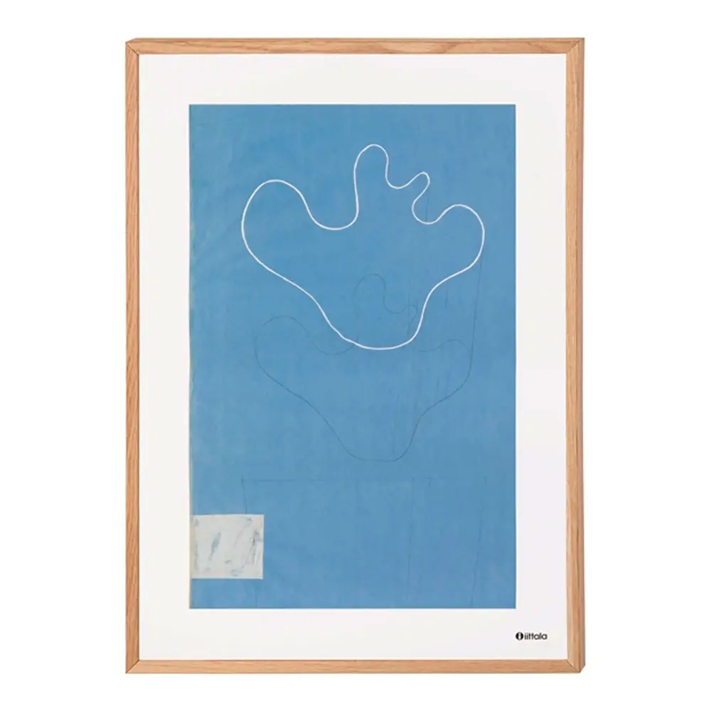 Alvar Aalto Juliste Luonnos 50x70 cm Sininen
