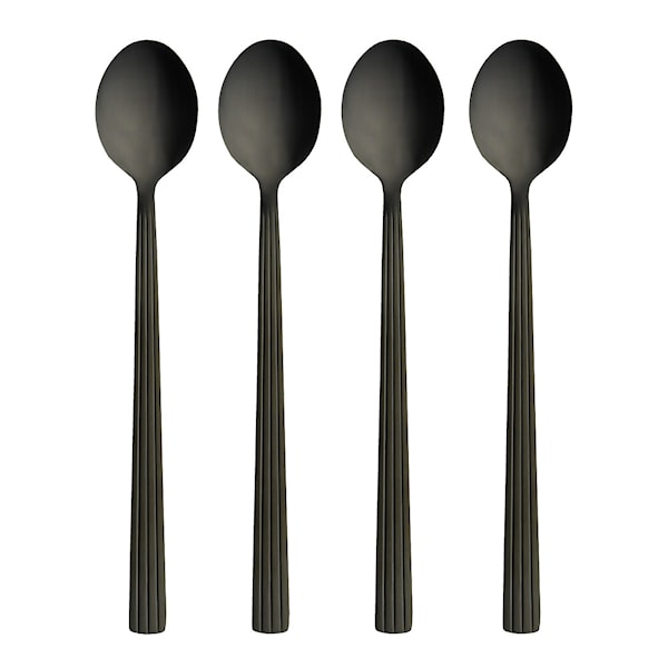 RAW Cutlery cafe lattesked 4-pack matte black