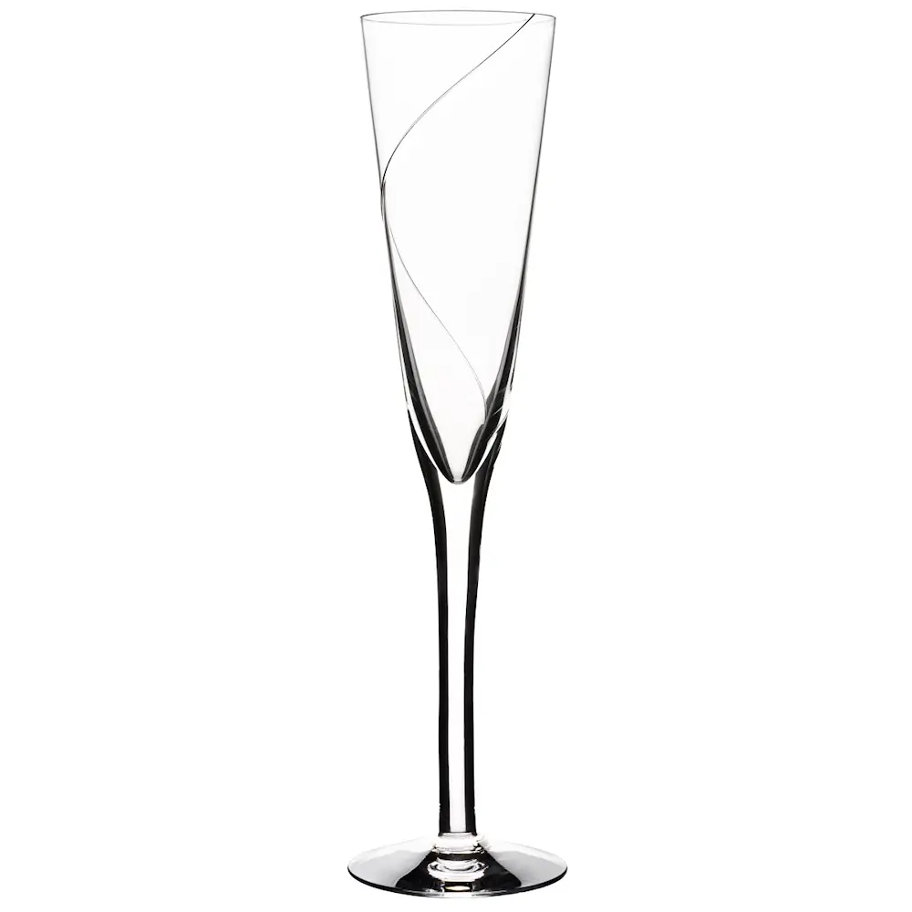 Line champagneglass håndlaget 15 cl