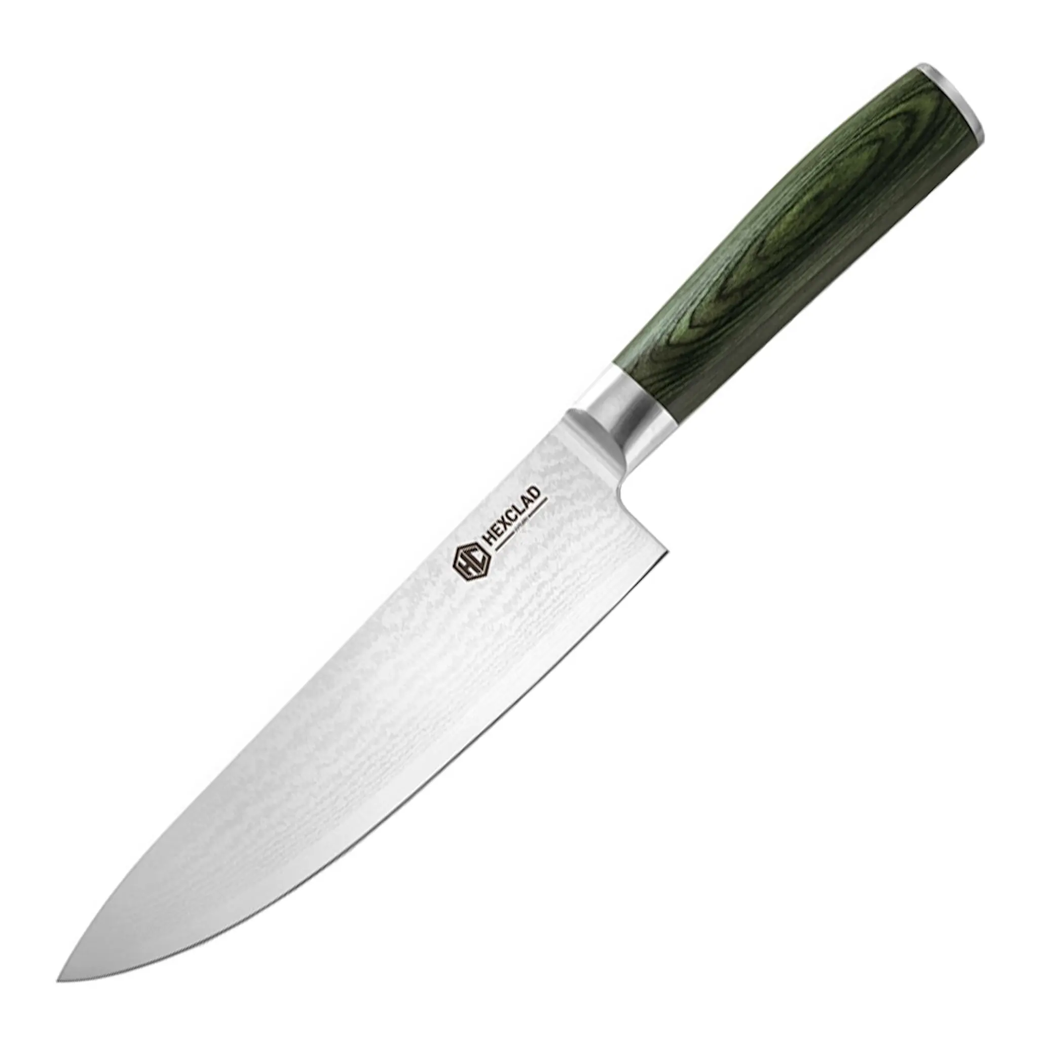 Hexclad Hybrid kokkekniv 20 cm rustfri