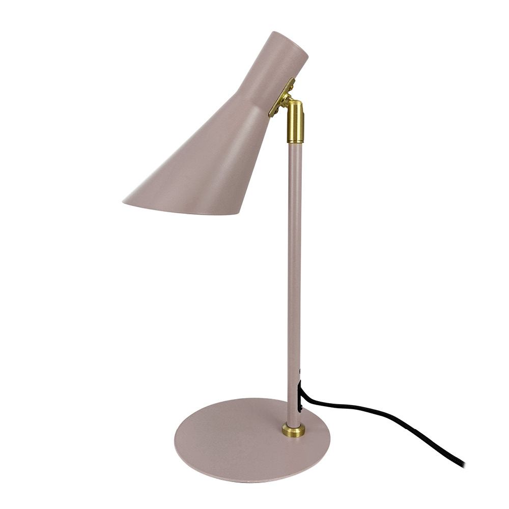 Dyberg Larsen - DL12 mini Pöytävalaisin 39,5 cm Beige/Messinki