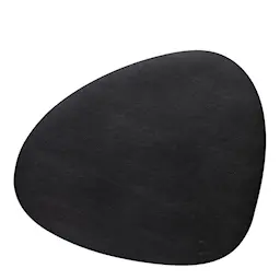 LIND dna Leather Serene Curve bordbrikke L 37x44 cm black