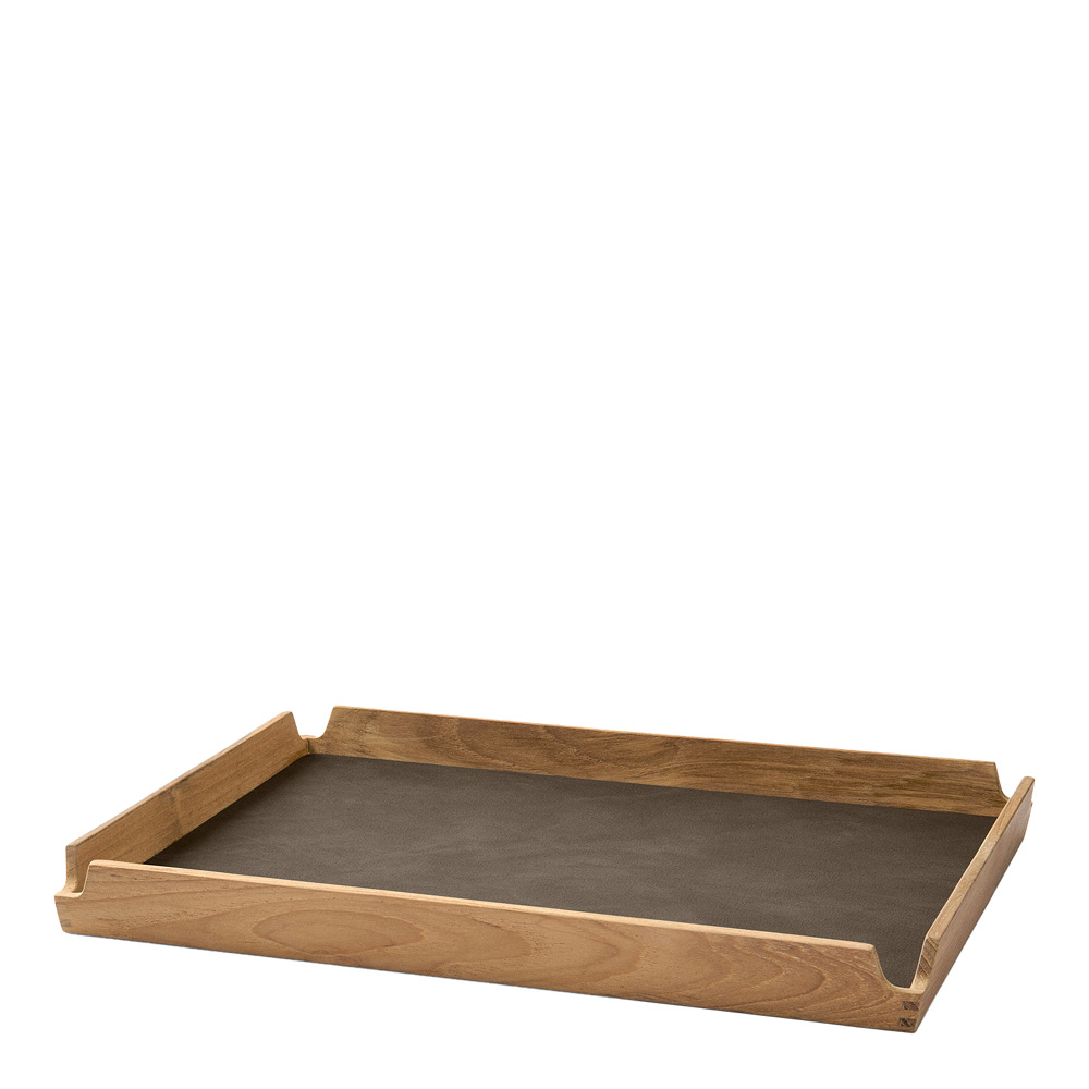 LIND DNA – Airy teak bricka 28,6×36,6 cm nupo kaviar