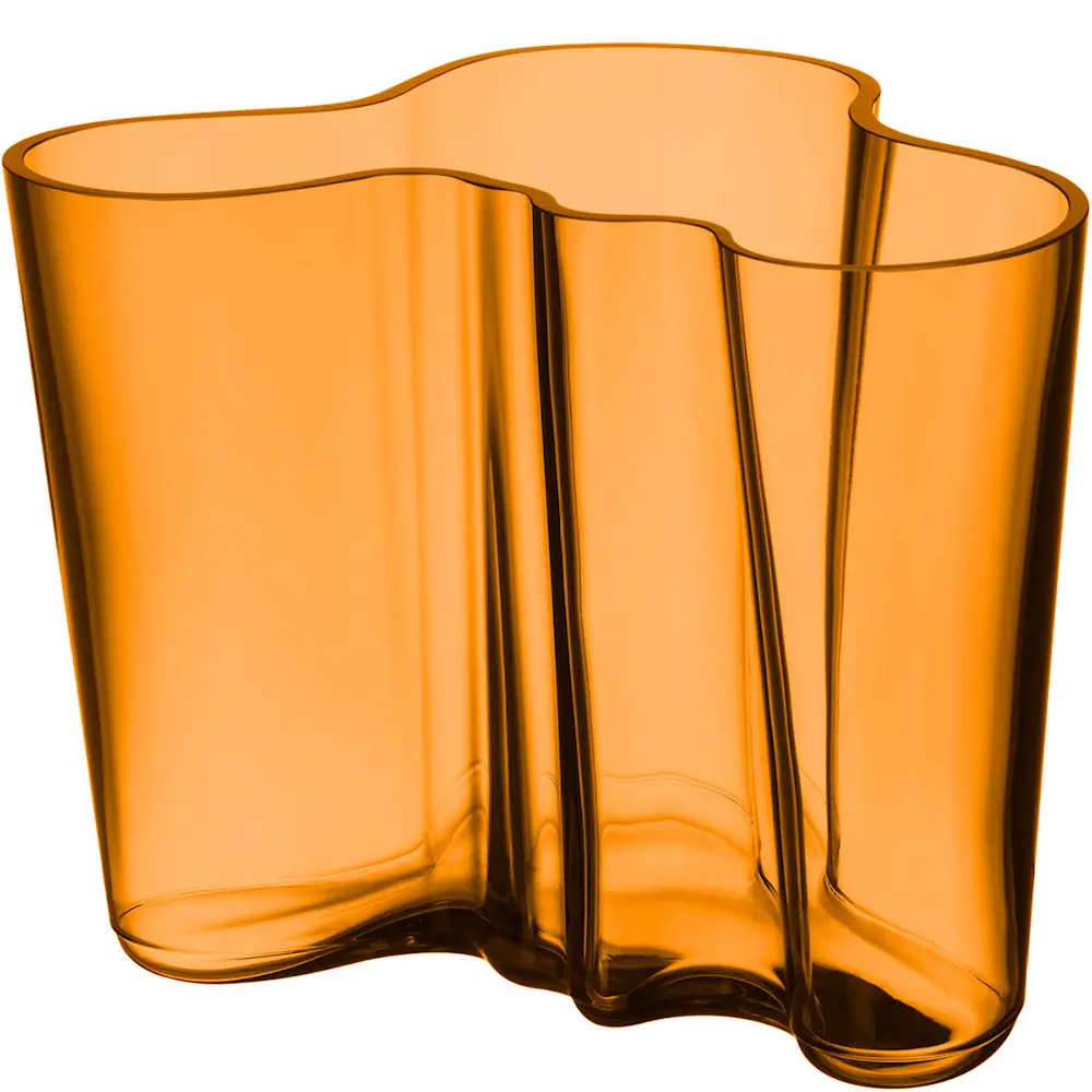 Alvar Aalto vase 16 cm kobber
