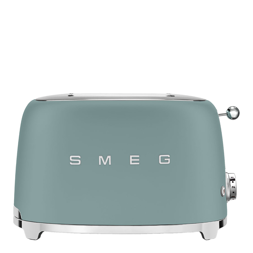 Läs mer om Smeg - Smeg brödrost 2 skivor TSF01 emerald green