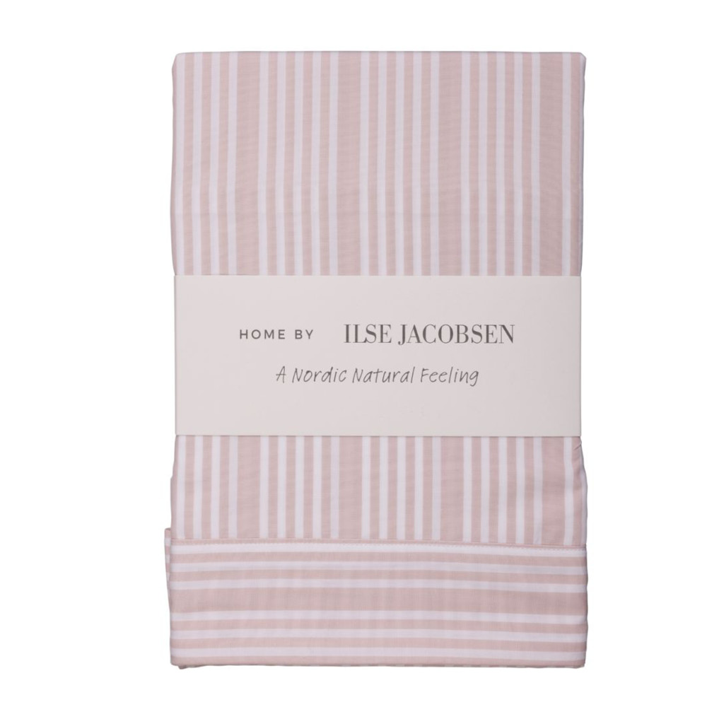 Home by Ilse Jacobsen - Bedding Collection Tyynyliina 50x60 cm 2 kpl Powder Rose Stripes