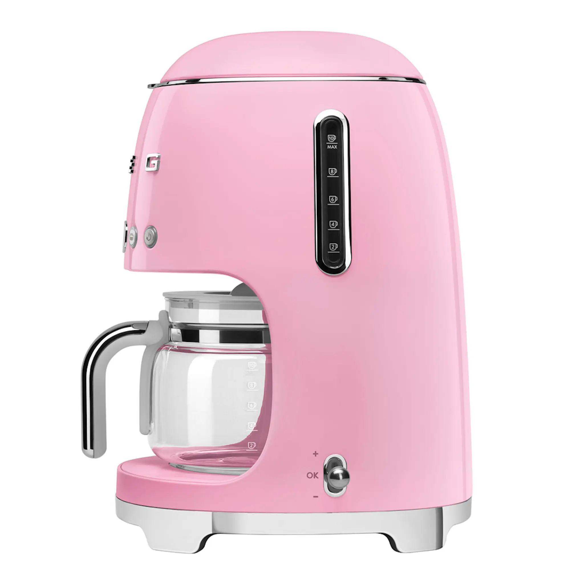 SMEG Smeg 50's Style Kahvinkeitin 1,4 L Vaaleanpunainen