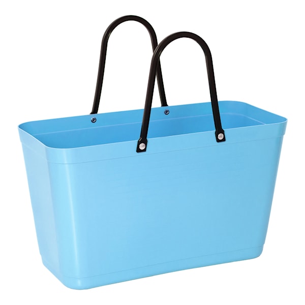 Green Plastic väska stor 15 L ljusblå