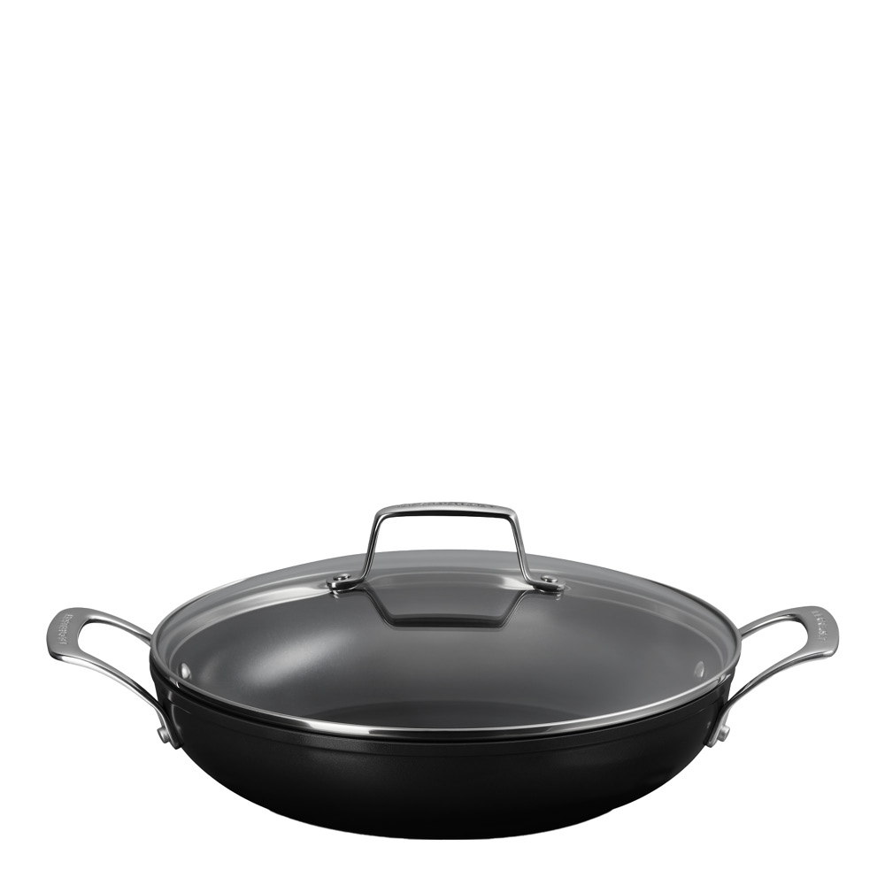 Le Creuset – ENSC traktörpanna med glaslock 3,2 L 28 cm black