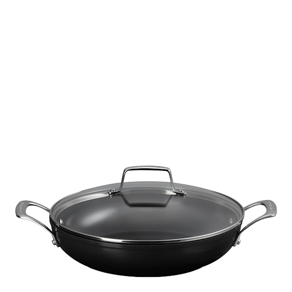 ENSC traktörpanna med glaslock 3,2 L 28 cm black