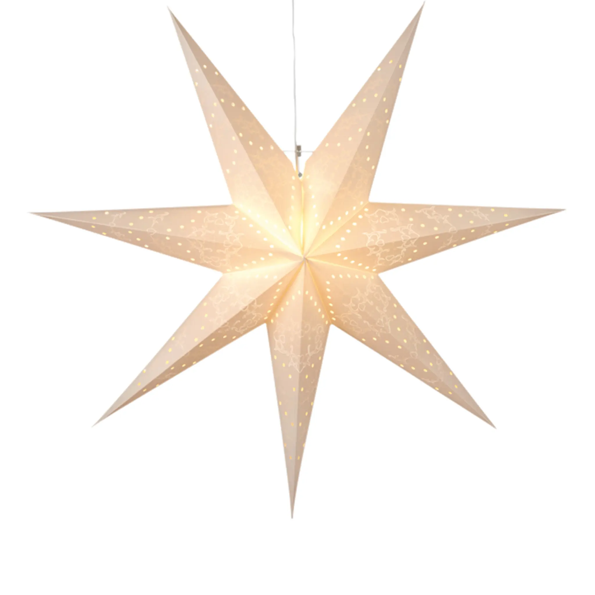 Star Trading Sensy Pappersstjärna 70 cm Vit