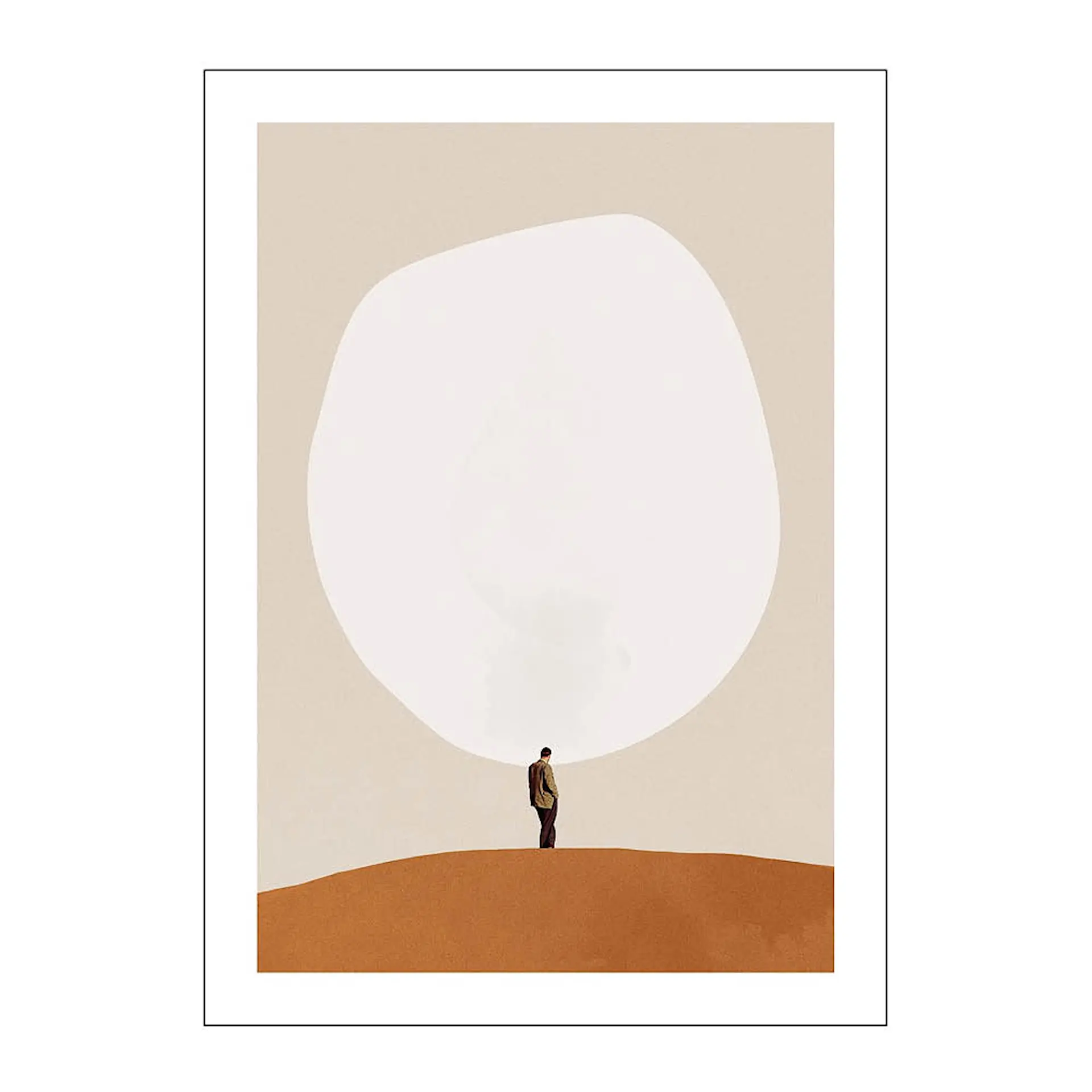 Poster & Frame PSTR Studio poster 30x40 cm maarten léon overthinking ...