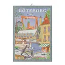 Göteborg Kökshandduk 35x50 cm Flerfärgad