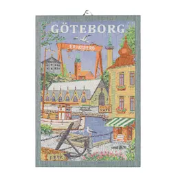 Ekelund Göteborg Kökshandduk 35x50 cm Flerfärgad