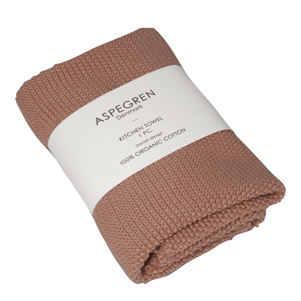 Aspegren - Solid Keittiöpyyhe 40x50 cm Pale Blush