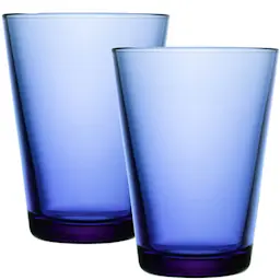 iittala Kartio glass 40 cl 2 stk ultramarinblå