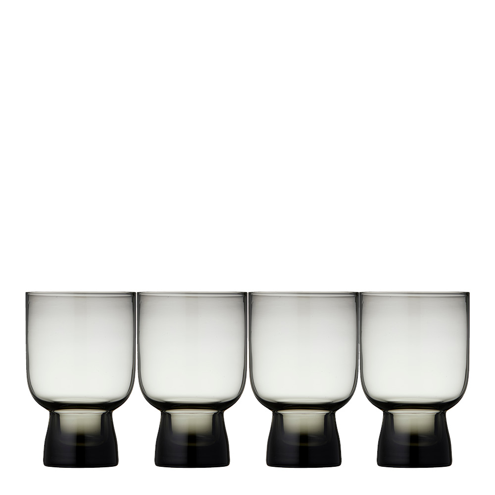 Lyngby Glas - Sorrento vattenglas 30 cl 4-pack smoke