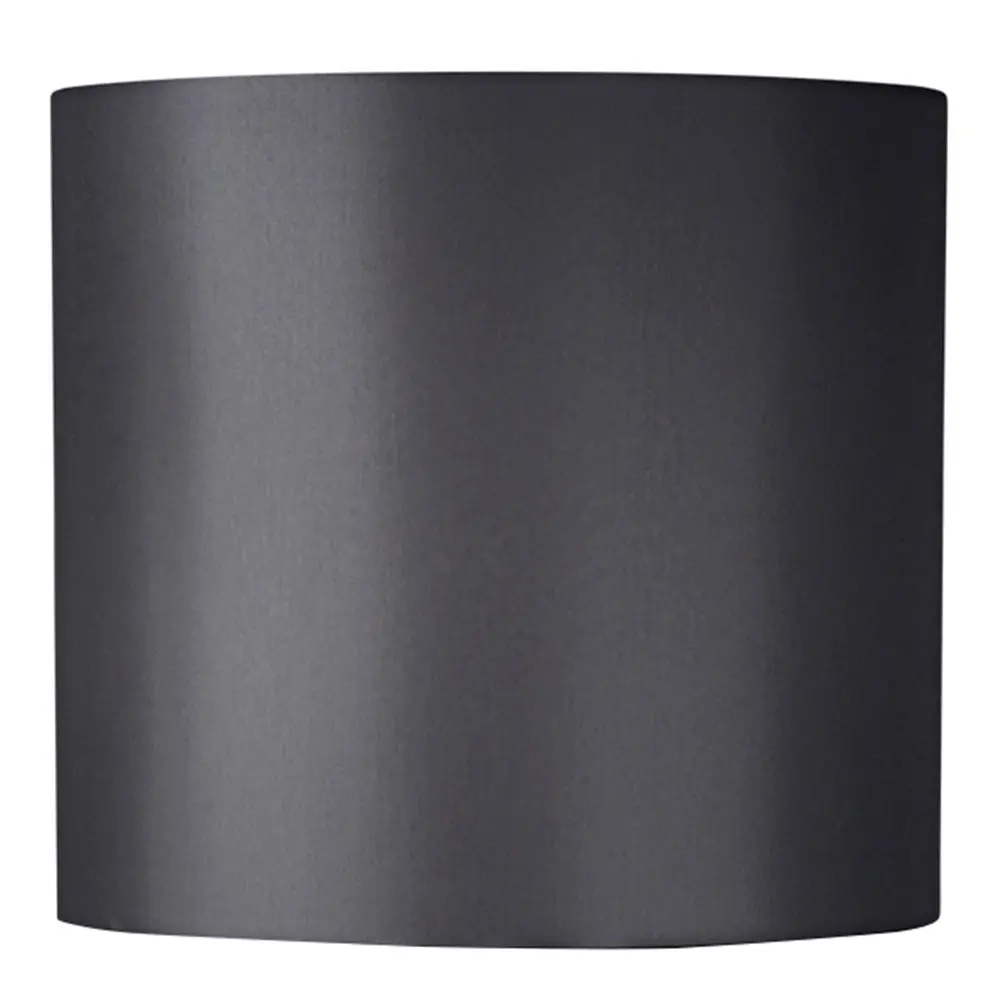 Satin lampeskjerm 55x50 cm mørkegrå