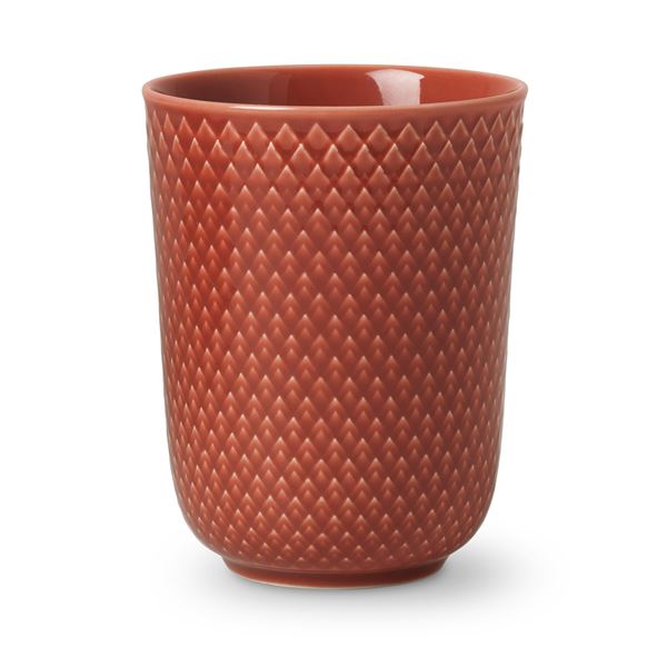 Lyngby Porcelæn – Rhombe Color Mugg 33 cl Terracotta